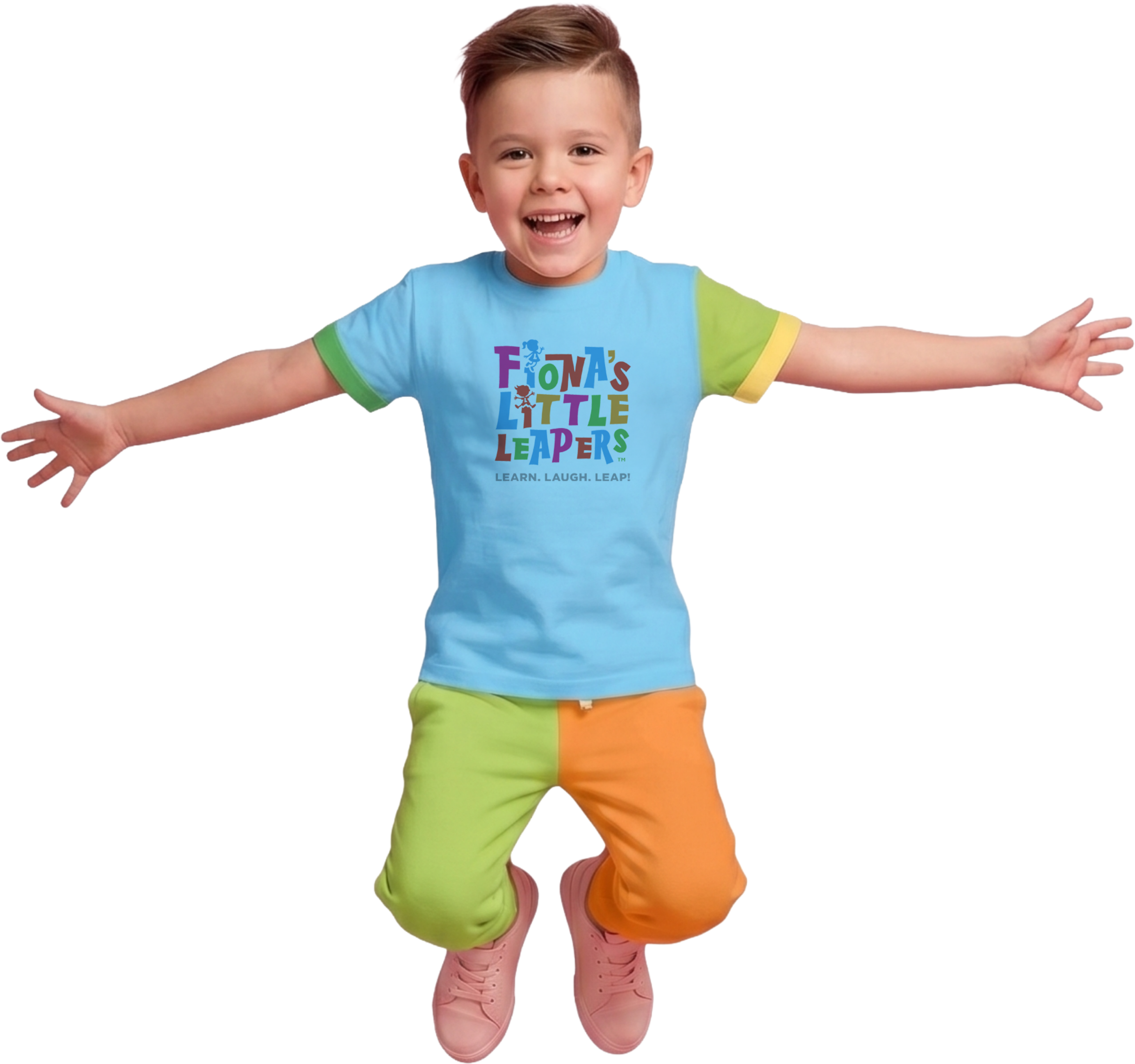 Child leaping
